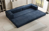 Luxuriöses XXL Designer Samt Sofa mit Schlaffunktion, Stauraum und Komfort