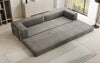 Luxuriöses XXL Designer Samt Sofa mit Schlaffunktion, Stauraum und Komfort