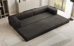 Lade das Bild in den Galerie-Viewer, Luxuriöses XXL Designer Samt Sofa mit Schlaffunktion, Stauraum und Komfort
