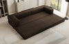 Luxuriöses XXL Designer Bouclé Sofa – 3 Sitzer mit Schlaffunktion & Stauraum
