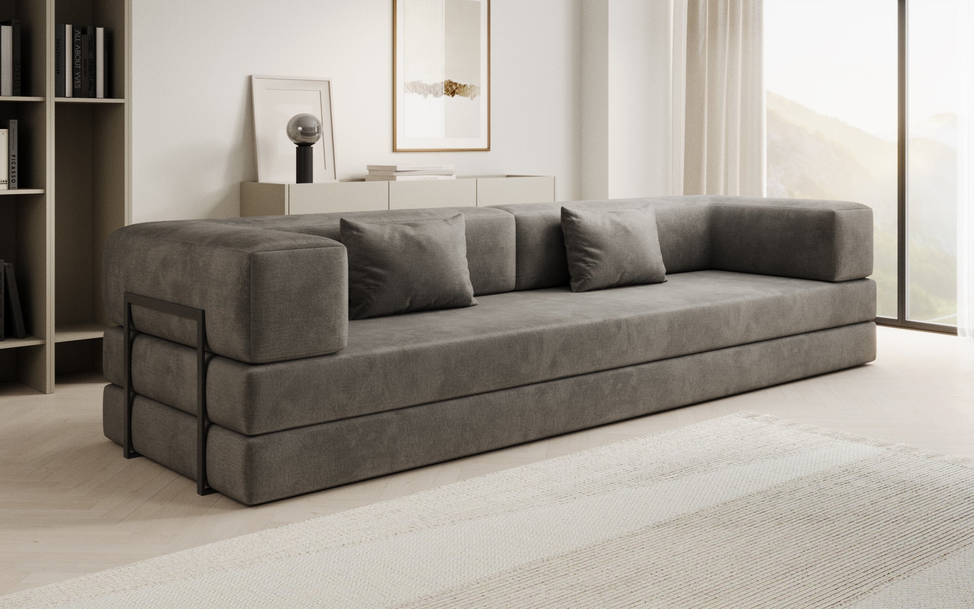 Luxuriöser Samt-Ersatzbezug für Lazy Sofa – Komfort, Stil, Vielfalt