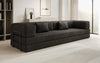 Luxuriöses XXL Designer Samt Sofa mit Schlaffunktion, Stauraum und Komfort