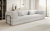 Luxuriöses XXL Designer Bouclé Sofa – 3 Sitzer mit Schlaffunktion & Stauraum