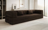 Luxuriöses XXL Bouclé Designer Sofa mit Schlaf- und Stauraumfunktion