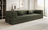 Luxuriöses XXL Designer Bouclé Sofa – 3 Sitzer mit Schlaffunktion & Stauraum