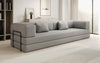 Luxuriöses XXL Designer Bouclé Sofa – 3 Sitzer mit Schlaffunktion & Stauraum