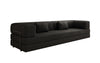 Luxuriöses XXL Bouclé Designer Sofa mit Schlaf- und Stauraumfunktion