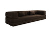 Luxuriöses XXL Designer Bouclé Sofa – 3 Sitzer mit Schlaffunktion & Stauraum
