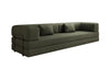 Luxuriöses XXL Designer Bouclé Sofa – 3 Sitzer mit Schlaffunktion & Stauraum