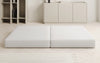 Gemütlicher Lazy Bouclé Beistellhocker mit Stauraum und Schlaffunktion – Mehrfarbig