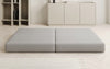 Gemütlicher Lazy Bouclé Beistellhocker mit Stauraum und Schlaffunktion – Mehrfarbig