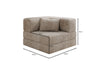 Luxuriöser Cord Designer Sessel: Bequemer Relax-Sofa-Sessel für Modernes Wohnzimmer