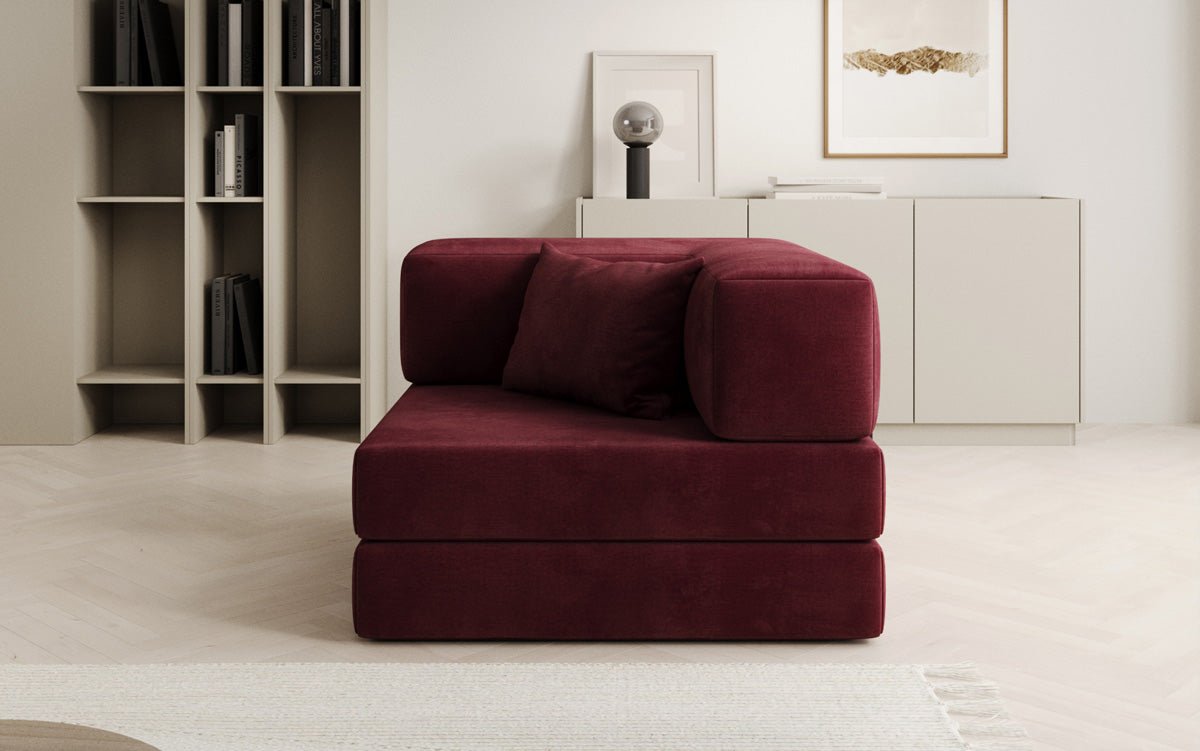 Luxuriöser Samt-Relax-Sessel: Ergonomisch, Bequem, mit Schlaffunktion und Stauraum