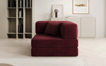 Lade das Bild in den Galerie-Viewer, Luxuriöser Samt-Relax-Sessel: Ergonomisch, Bequem, mit Schlaffunktion und Stauraum
