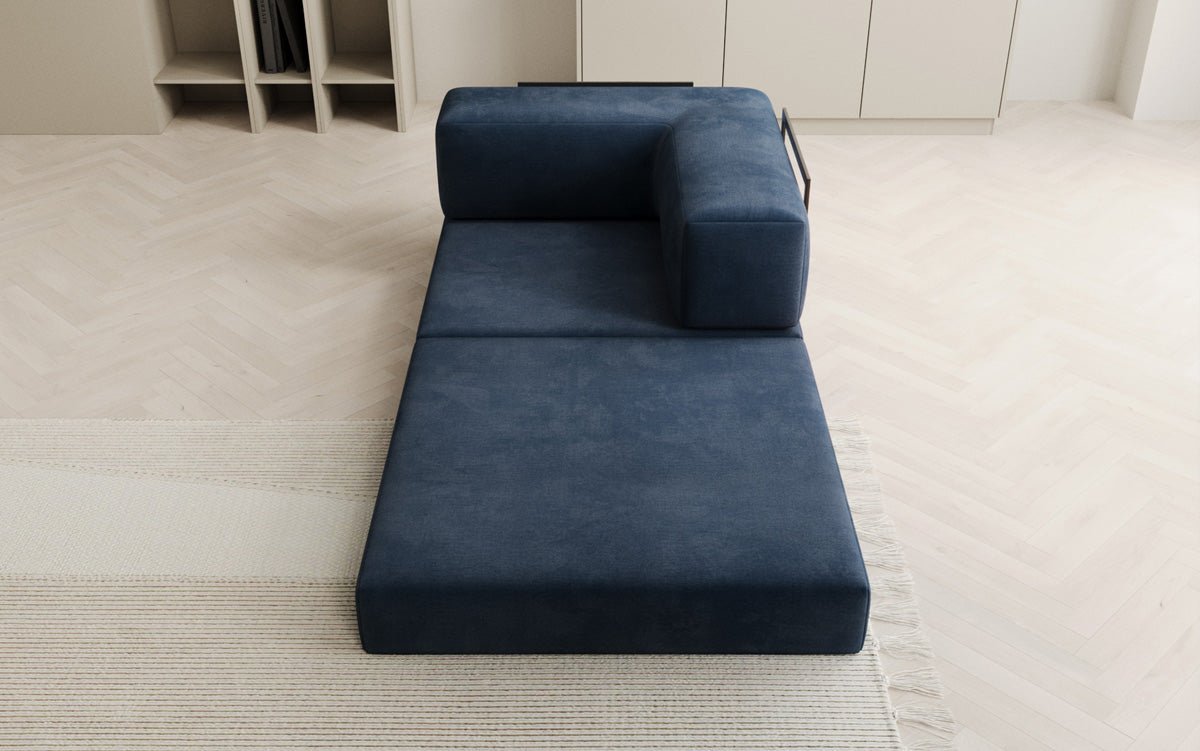 Samtiger Designer Schlafsofa Sessel – Gemütlich, Modern, Multifunktional, Luxuriös