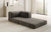 Samtiger Designer Schlafsofa Sessel – Gemütlich, Modern, Multifunktional, Luxuriös