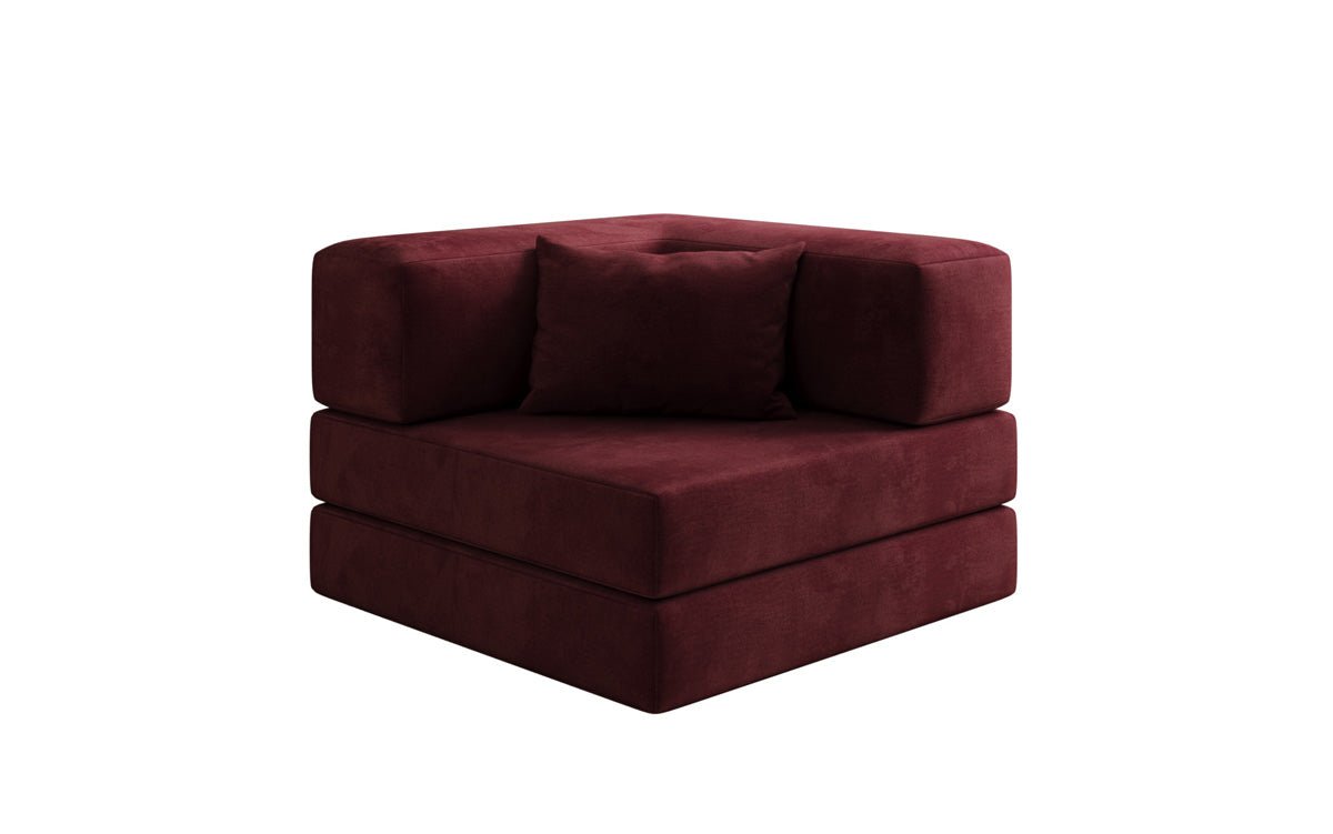 Luxuriöser Samt-Relax-Sessel: Ergonomisch, Bequem, mit Schlaffunktion und Stauraum