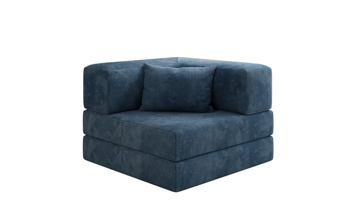 Luxuriöser Cord Designer Sessel: Bequemer Relax-Sofa-Sessel für Modernes Wohnzimmer