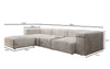 Modernes Designer L-Sofa Ecksofa aus Cordstoff – Bequem, Modular & Stilvoll