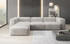 Luxuriöses L-Sofa Snug, Samtbezug, Modulares Ecksofa, Gemütlich & Stilvoll