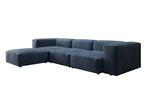 Lade das Bild in den Galerie-Viewer, Luxuriöses L-Sofa Snug, Samtbezug, Modulares Ecksofa, Gemütlich &amp; Stilvoll
