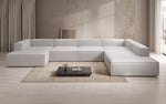 Lade das Bild in den Galerie-Viewer, Luxuriöses XXL U-Form Designer Sofa Lesley Bouclé: Komfort &amp; Stil für Ihr Wohnzimmer
