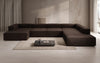 Luxuriöses XXL U-Form Designer Sofa Lesley Bouclé: Komfort & Stil für Ihr Wohnzimmer
