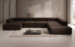 Lade das Bild in den Galerie-Viewer, Luxuriöses XXL U-Form Designer Sofa Lesley Bouclé: Komfort &amp; Stil für Ihr Wohnzimmer

