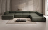 Luxuriöses XXL U-Form Designer Sofa Lesley Bouclé: Komfort & Stil für Ihr Wohnzimmer