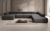 Luxuriöses XXL U-Form Designer Sofa Lesley Bouclé: Komfort & Stil für Ihr Wohnzimmer
