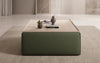 Lesley Multifunktionaler Beistellhocker Couchtisch aus Stoff mit Integriertem Stauraum