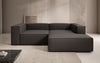 Lesley L Mini Designer Ecksofa aus Stoff – Modern, Gemütlich, Vielseitig