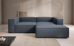 Lade das Bild in den Galerie-Viewer, Lesley L Mini Designer Ecksofa aus Stoff – Modern, Gemütlich, Vielseitig
