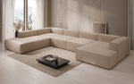 Lade das Bild in den Galerie-Viewer, Luxuriöses XXL U-Form Designer Sofa Lesley Bouclé: Komfort &amp; Stil für Ihr Wohnzimmer
