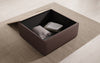 Lesley Moderner Stoff Beistellhocker Couchtisch mit Verstecktem Stauraum in Vielen Farben