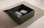 Lade das Bild in den Galerie-Viewer, Lesley Moderner Stoff Beistellhocker Couchtisch mit Verstecktem Stauraum in Vielen Farben
