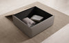 Lesley Moderner Stoff Beistellhocker Couchtisch mit Verstecktem Stauraum in Vielen Farben