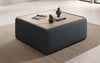 Lesley Moderner Stoff Beistellhocker Couchtisch mit Verstecktem Stauraum in Vielen Farben