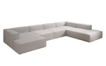 Lade das Bild in den Galerie-Viewer, Luxuriöses XXL U-Form Designer Sofa Lesley Bouclé: Komfort &amp; Stil für Ihr Wohnzimmer
