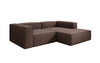 Lesley L Mini Designer Ecksofa aus Stoff – Modern, Gemütlich, Vielseitig