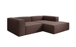 Lade das Bild in den Galerie-Viewer, Lesley L Mini Designer Ecksofa aus Stoff – Modern, Gemütlich, Vielseitig
