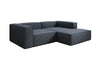 Lesley L Mini Designer Ecksofa aus Stoff – Modern, Gemütlich, Vielseitig