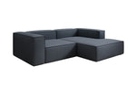 Lade das Bild in den Galerie-Viewer, Lesley L Mini Designer Ecksofa aus Stoff – Modern, Gemütlich, Vielseitig
