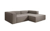 Lesley L Mini Designer Ecksofa aus Stoff – Modern, Gemütlich, Vielseitig