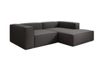 Lade das Bild in den Galerie-Viewer, Lesley L Mini Designer Ecksofa aus Stoff – Modern, Gemütlich, Vielseitig
