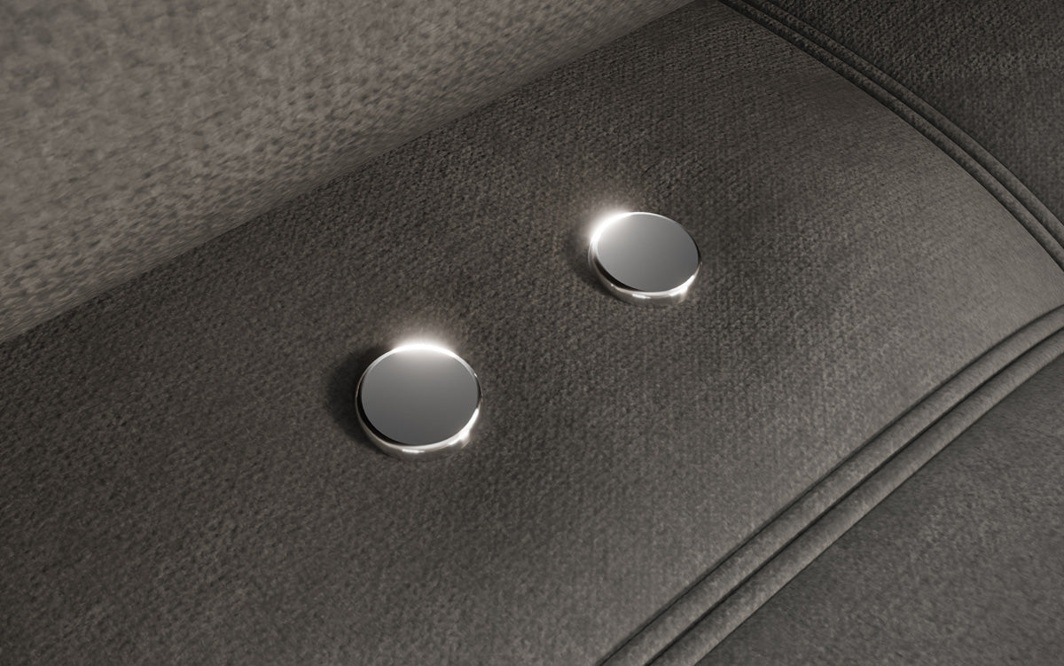 Elegantes Designer L-Sofa Sydney: Elektrische Schlaffunktion, Samtbezug, Großzügiger Stauraum