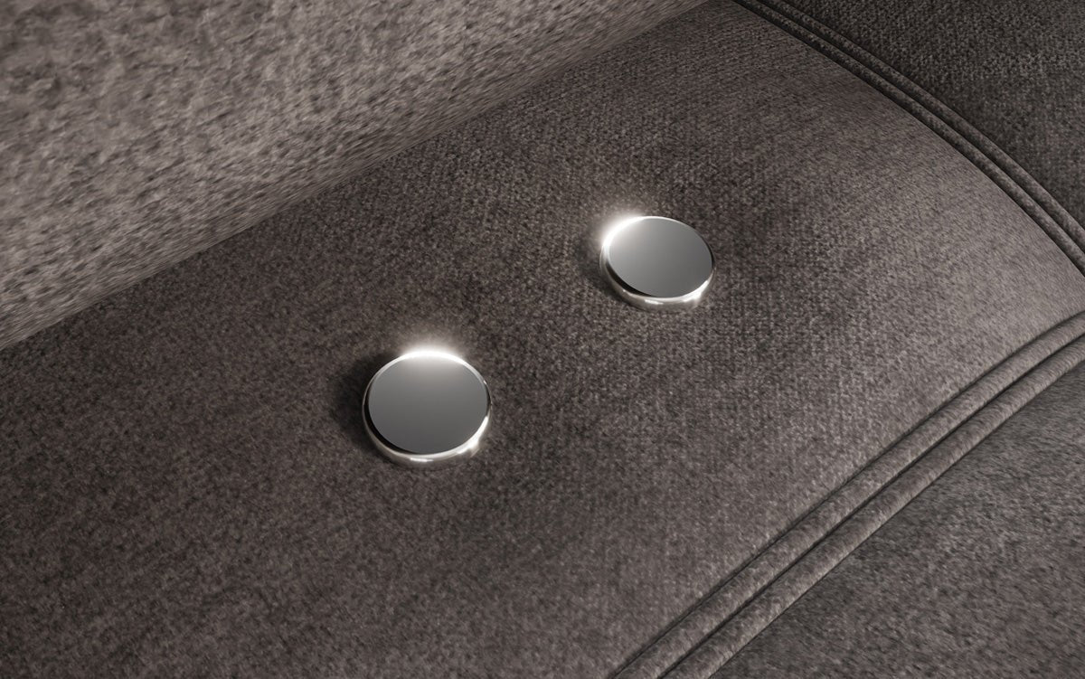 Elegantes Designer L-Sofa Sydney: Elektrische Schlaffunktion, Samtbezug, Großzügiger Stauraum