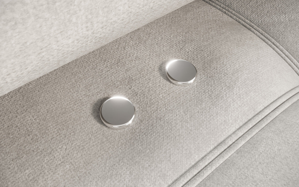 Elegantes Designer L-Sofa Sydney: Elektrische Schlaffunktion, Samtbezug, Großzügiger Stauraum