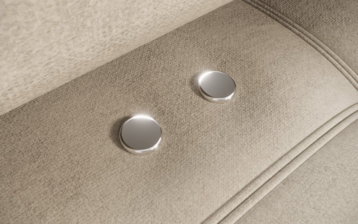 Elegantes Designer L-Sofa Sydney: Elektrische Schlaffunktion, Samtbezug, Großzügiger Stauraum