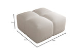 Lade das Bild in den Galerie-Viewer, Celly Samt Beistellhocker Pouf: Luxuriöser Komfort, Vielseitig &amp; Modernes Design
